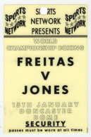 Acelino Freitas Mexican Boxer Vs Barry Jones Wales 1997 Boxing Press Pass - Boxe