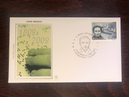 VATICAN FDC COVER 2009 YEAR BRAILLE BLIND BLINDNESS HEALTH MEDICINE STAMPS - FDC