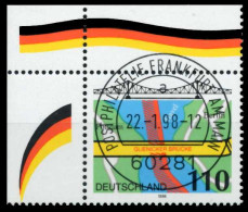 BRD 1998 Nr 1967 Zentrisch Gestempelt ECKE-OLI X6C540E - Used Stamps