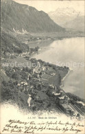 11663153 Chillon Baie Mit Genfersee Und Alpen Montreux - Sonstige & Ohne Zuordnung