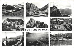 11663151 Rochers De Naye Ansichten Berghaus Bahn Rochers De Naye - Altri & Non Classificati