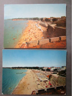 CP 17 Charente Maritime FOURAS LES BAINS Lot De 2 Cartes - La Grande Plage - Fouras-les-Bains