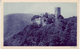 (68). 37 Ruines De Saint Ulrich. Carte Publicitaire Des Carburants Azur - Andere & Zonder Classificatie