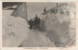 CHALESMES (Jura) Mars 1935 Très Rare - Champagnole