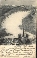 11663102 Lac Leman Genfersee Panoramakarte Genf - Andere & Zonder Classificatie