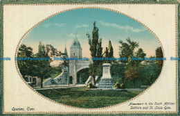 R032051 Quebec. Canada. Monument To The South African Soldiers And St. Louis Gat - World