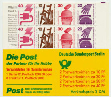 BERLIN MARKENHEFTCHEN Nr MH 09c IoZ Postfrisch SC1D86E - Postzegelboekjes