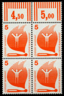 BRD DS UNFALLV Nr 694A Postfrisch VIERERBLOCK ORA X748416 - Unused Stamps