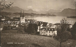 11663014 Luzern LU Mit Vierwaldstaettersee Und Alpen Luzern - Other & Unclassified