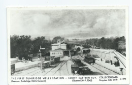 Postcard Railway   Collectorcard   Tunbridge Wells Station Unused - Bahnhöfe Mit Zügen