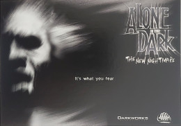 Carte Postale (Tower Records) Alone In The Dark (jeu Vidéo) The New Nightmare (PC CD Rom - PlayStation) - Reclame