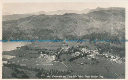 R032862 Grasmere And Langdale Pikes From Butter Crag. Abraham. RP - Welt