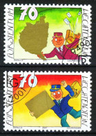 LIECHTENSTEIN 2001 Nr 1257-1258 Gestempelt S54566E - Gebraucht