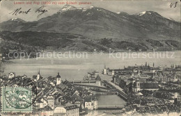 11662852 Luzern LU Mit Vierwaldstaettersee Und Rigi Vom Guetsch Gesehen Luzern - Other & Unclassified