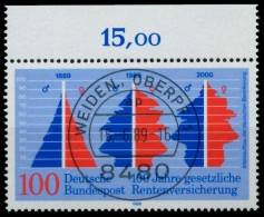 BRD 1989 Nr 1426 Zentrisch Gestempelt ORA X86DEBE - Usati