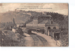 BESANCON - Gare De La Mouillère Et Citadelle - état - Besancon