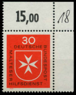 BRD 1969 Nr 610 Postfrisch ECKE-ORE X8C6D22 - Unused Stamps