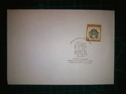 RÉPUBLIQUE ORIENTALE DE L'URUGUAY, Enveloppe FDC Commémorative Avec Timbre-poste Coloré (Proceres De La Patria, Bâtiment - Uruguay