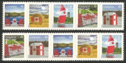 Canada Permanent Pride Top Haut Bas Bottom Annual Collection Annuelle MNH ** Neuf SC (C26-16i) - Nuovi