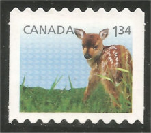 Canada Deer Fawn Biche Faon Chevreuil Hirsch Carnet Annual Collection Annuelle MNH ** Neuf SC (C26-09ib) - Autres