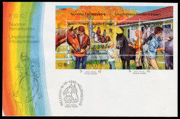 FINNLAND Block 6 BRIEF FDC X91181E - Other & Unclassified