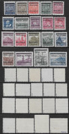 Bohemia Moravia 1939 Czechoslovakia Overprinted Signed Mi N.1-19 Complete Set MNH ** - Unused Stamps