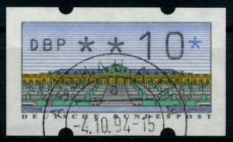 BRD ATM 1993 Nr 2-1.1-0010 Gestempelt X96DEC2 - Machine Labels [ATM]