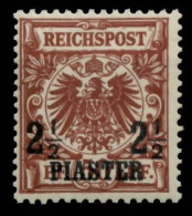 DEUTSCHE AUSLANDSPOSTÄMTER TÜRKEI Nr 10d Postfrisch Gep X6B2416 - Turkse Rijk (kantoren)