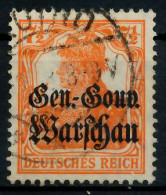 BES 1WK D-POST IN POLEN Nr 9c Gestempelt X7768CA - Besetzungen 1914-18