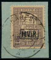 BES 1WK D-MV RUMÄNIEN Nr K4 Zentrisch Gestempelt Briefstück X779222 - Besetzungen 1914-18