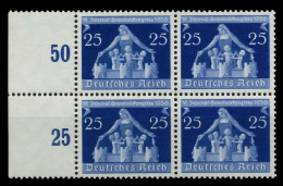 3. REICH 1936 Nr 620 Postfrisch VIERERBLOCK SRA X77D442 - Nuovi