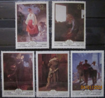 RUSSIA ~ 1979 ~ S.G. NUMBERS 4935 - 4939, ~ PAINTINGS. ~ MNH #03603 - Ungebraucht