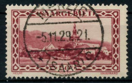 SAARGEBIET 1926 Nr 114 Zentrisch Gestempelt X7B223A - Usati