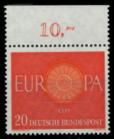 BRD BUND 1960 Nr 338 Postfrisch ORA X7E8736 - Ongebruikt