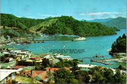 7-5-2024 (4 Z 21) New Zealand - Cook Stait Rail Ferry In Picton - Nueva Zelanda