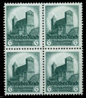 DEUTSCHES REICH 1934 Nr 546 Postfrisch VIERERBLOCK X896192 - Neufs