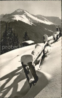 11661103 Davos GR Winterimpressionen Blick Auf Das Leidbachhorn Davos Platz - Autres & Non Classés