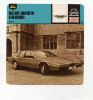 FICHE AUTOMOBILE - ASTON MARTIN LAGONDA - Auto's