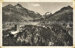 11661064 Maloja GR Belvedere Mit Bergeller Strasse Und Mte Del Forno Maloja - Autres & Non Classés