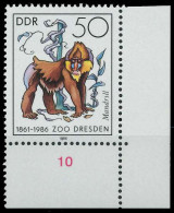 DDR 1986 Nr 3021 Postfrisch ECKE-URE X0D267E - Unused Stamps