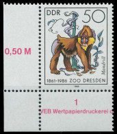DDR 1986 Nr 3021 Postfrisch ECKE-ULI X0D2686 - Ungebraucht