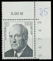 DDR 1987 Nr 3084 Postfrisch ECKE-ORE X0D2CEA - Unused Stamps