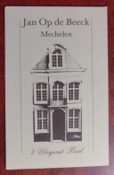 Carte Jan Op De Beeck Mechelen - 't Vliegend Leert - Kunstgalerij - Collezioni