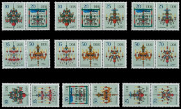DDR ZUSAMMENDRUCK Nr WZd813-SZd380 Postfrisch SC59362 - Zusammendrucke