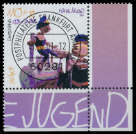 BRD BUND 2001 Nr 2193 Zentrisch Gestempelt ECKE-URE X3CD44E - Used Stamps