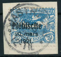 OBERSCHLESIEN Nr 32 Zentrisch Gestempelt Briefstück Gepr. X4B0CA2 - Altri & Non Classificati