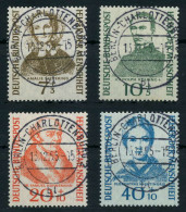 BRD BUND 1955 Nr 222-225 Zentrisch Gestempelt Charlottenburg X642616 - Gebruikt