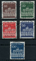 BRD BUND DS BRANDENBURGER TOR Nr 506vR-510vR ZE X6A34FE - Used Stamps