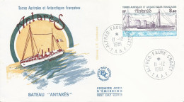 Enveloppe 1er Jour FDC TAAF PA N°70 Antarès - 11/12/1981 - FDC