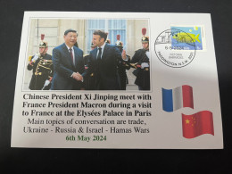 7-5-2024 (4 Z 22) China President Xi Visit To France & Meet President Macon - Russia Ukraine & Israel Gaza Wars + Trade - Militaria